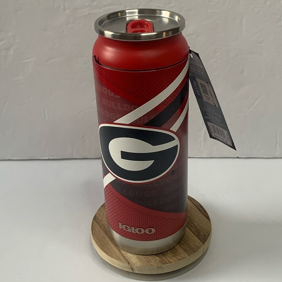 University of GEORGIA 16 oz Tumbler Igloo Can New - Picture 1 of 7
